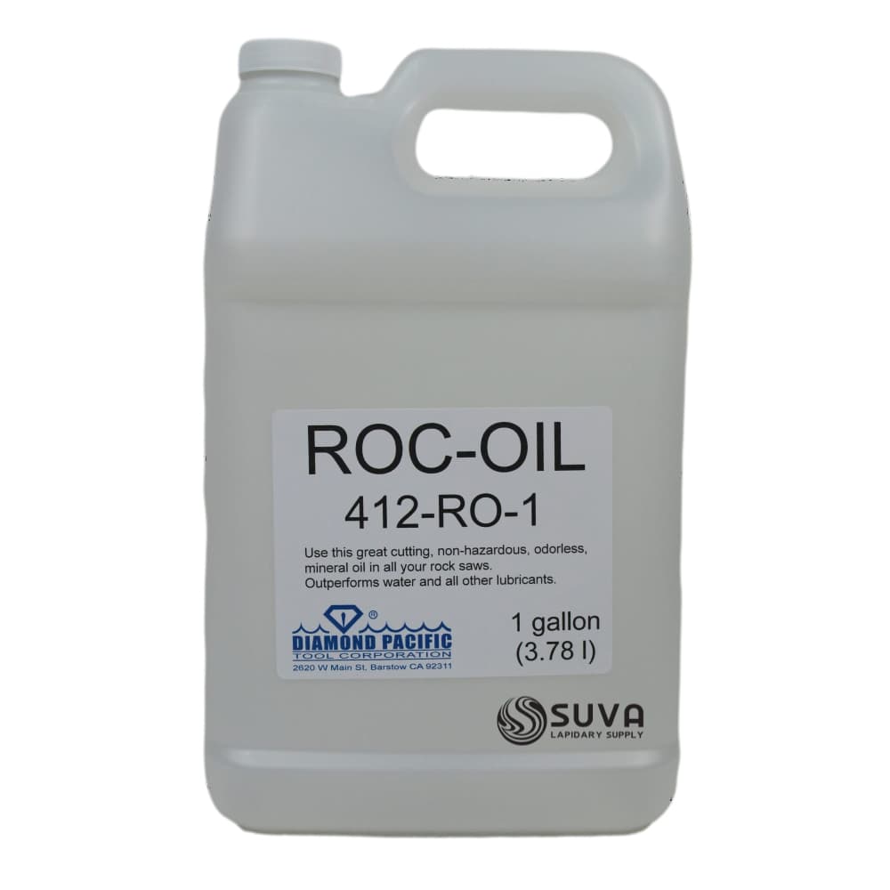 Diamond Pacific Roc-Oil Saw Coolant for sale at SUVA Lapidary Supply Diamond Pacific Roc-Oil Saw Coolant for sale at SUVA Lapidary Supply