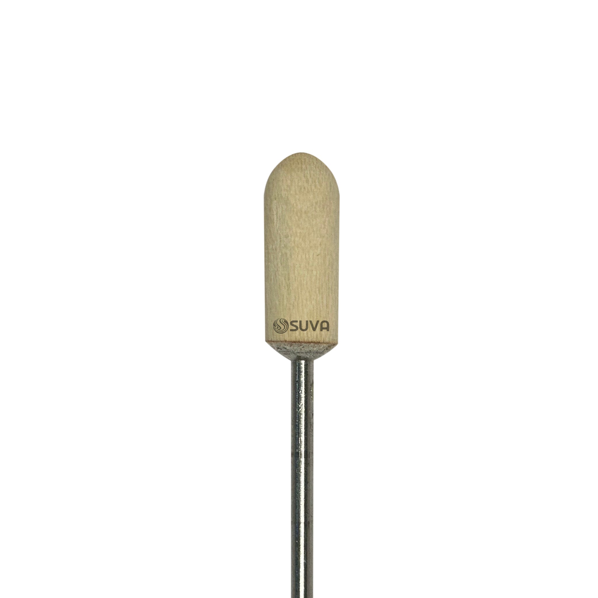 Photo of Medium Rounded Cylinder Hardwood Polishing Bur at SUVA Lapidary Supply