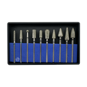 Photo of coarse grit plated diamond carving bur set for sale at SUVA Lapidary Supply