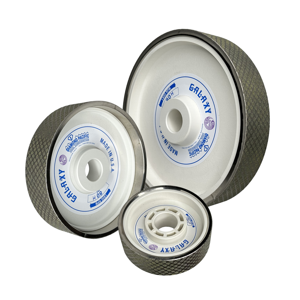 Diamond Pacific Hex Galaxy Wheels for sale at SUVA Lapidary Supply