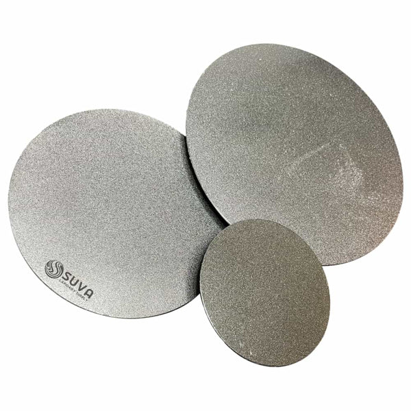 Photo of Assorted Lapcraft Plated Magnetic Lap Discs at SUVA Lapidary Supply 4-inch 6-inch 8-inch