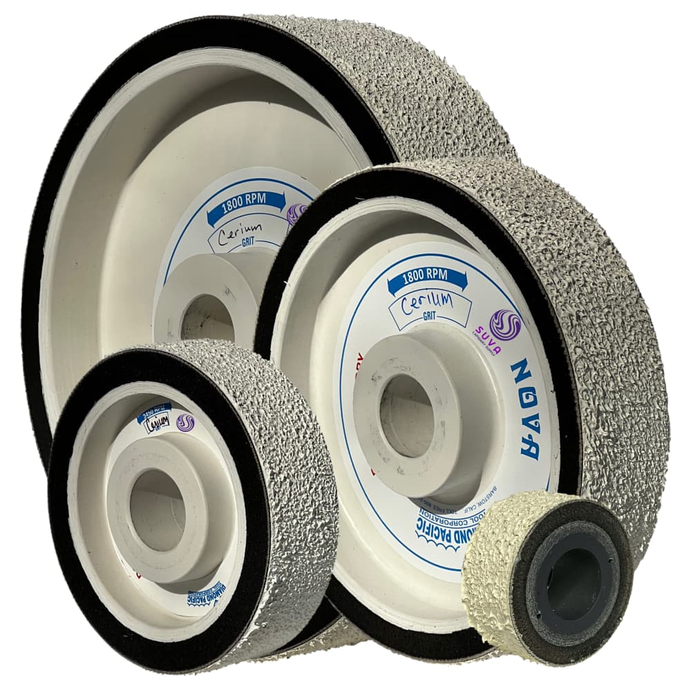 Diamond Pacific Cerium Oxide Polishing Wheels for sale at SUVA