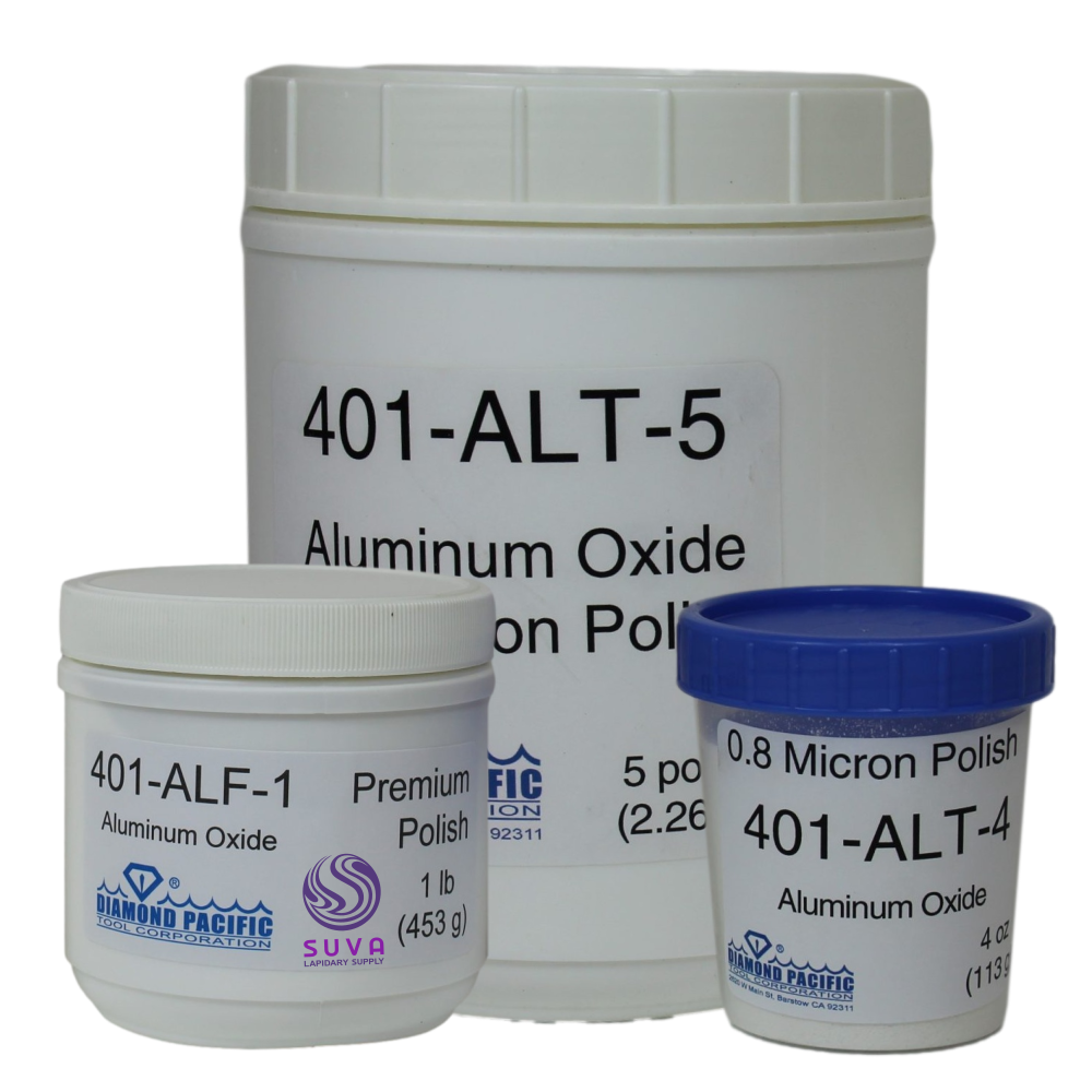 Micro-Alumina Polish Powders for Lapidary