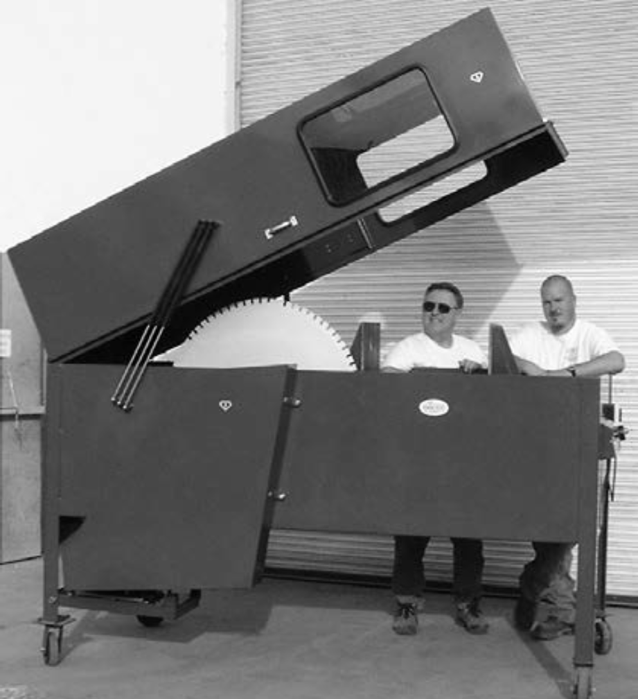 Diamond Pacific Model TR36 Slab Saw for sale at SUVA Lapidary Supply