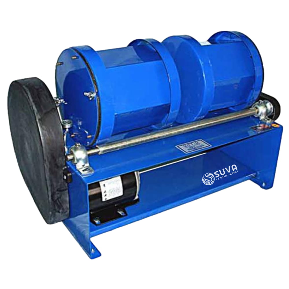 abrasive tumblers Diamond Pacific Heavy-Duty Rotary Rock Tumblers for sale at SUVA Lapidary  Supply