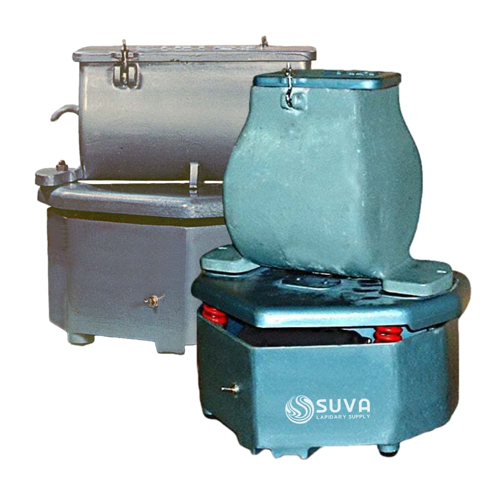 Diamond Pacific Vibra-Sonic VT-Series Vibratory Tumblers for sale at SUVA Lapidary Supply Diamond Pacific Vibra-Sonic VT-Series Vibratory Tumblers for sale at SUVA Lapidary Supply