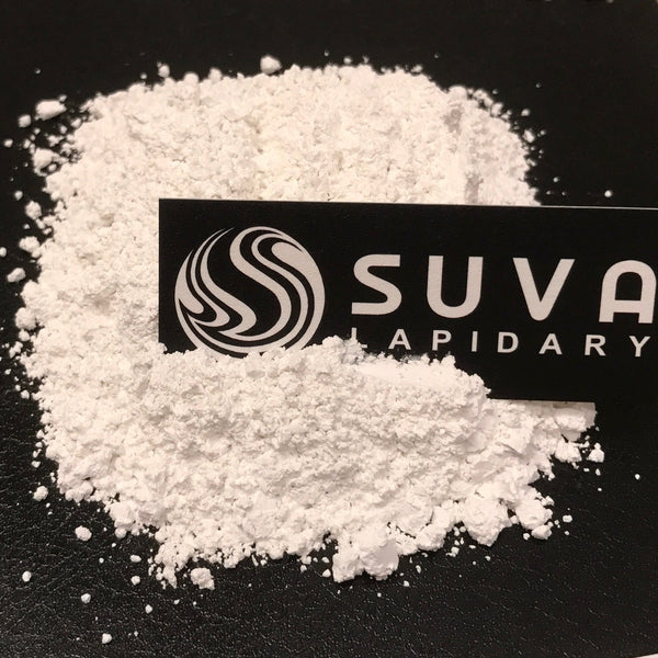 Photo of SUVA Tin Oxide Polish Powder for Lapidary 3 oz at SUVA Lapidary shk-tin