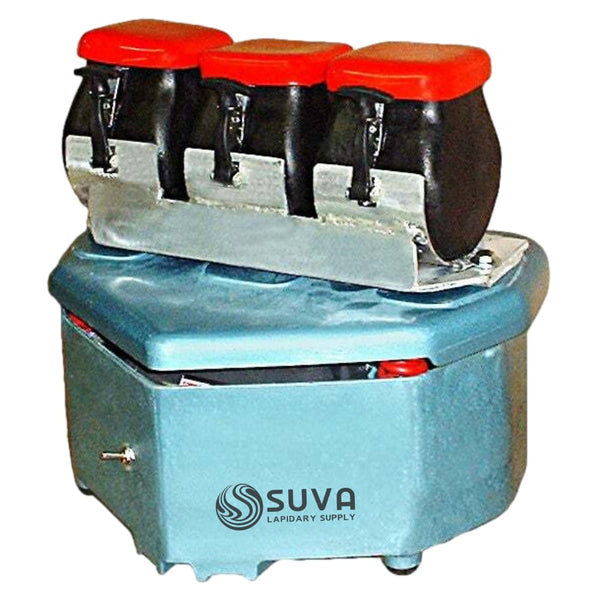 Photo of Vibra-Sonic VSV-12 Vibratory Tumbler at SUVA Lapidary Supply