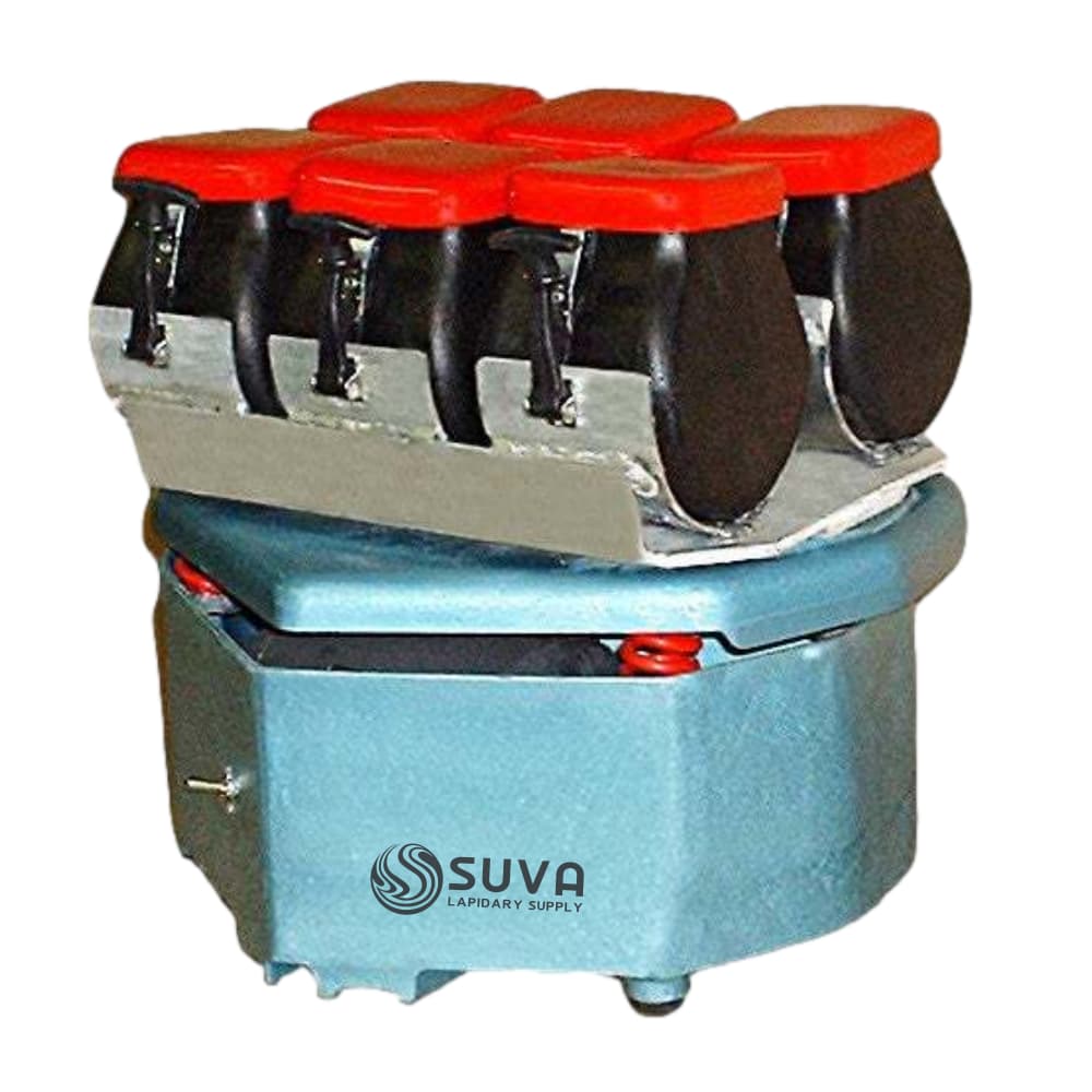 Diamond Pacific Vibra-Sonic VSV-Series Vibratory Tumblers for sale at SUVA Lapidary Supply Diamond Pacific Vibra-Sonic VSV-Series Vibratory Tumblers for sale at SUVA Lapidary Supply