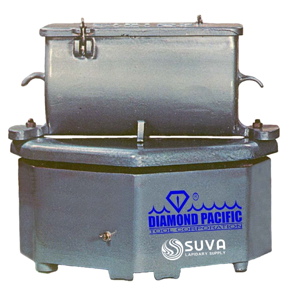Diamond Pacific Vibra-Sonic VT-Series Vibratory Tumblers for sale at SUVA Lapidary Supply Diamond Pacific Vibra-Sonic VT-Series Vibratory Tumblers for sale at SUVA Lapidary Supply