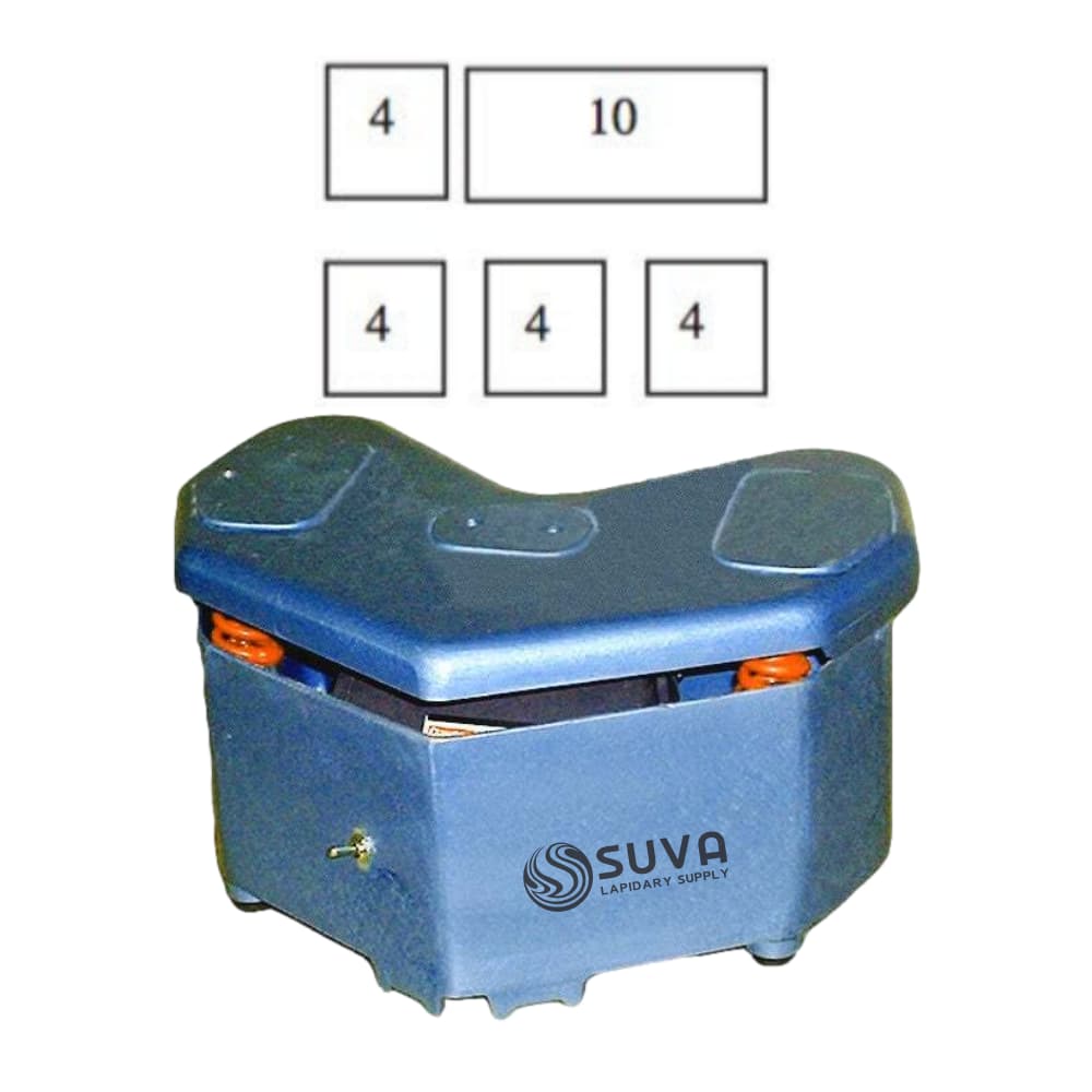 Diamond Pacific Vibra-Sonic VSV-Series Vibratory Tumblers for sale