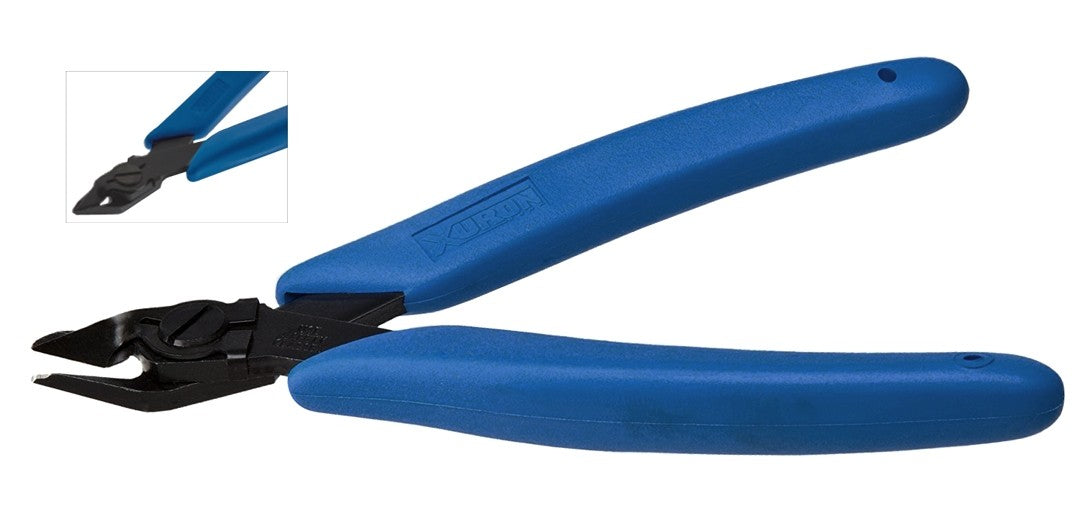 Xuron 9200 Tapered Head Micro-Shear Flush Cutter – Precision Alloy Steel Wire Cutter For Mylar, Thread, 14 AWG Soft Wire